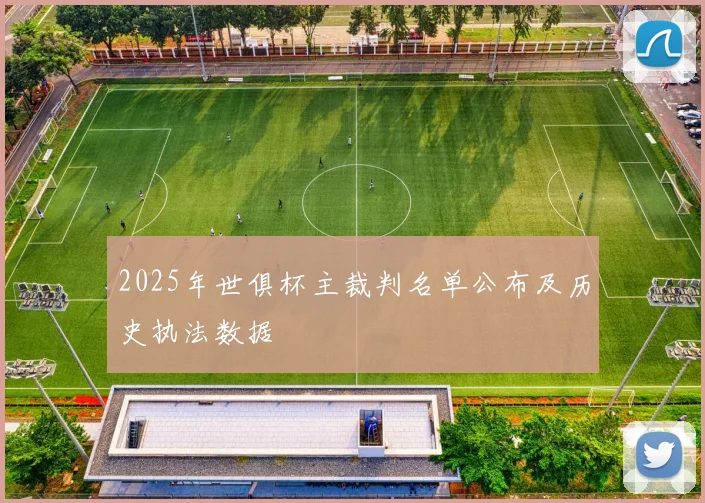 2025年世俱杯主裁判名单公布及历史执法数据